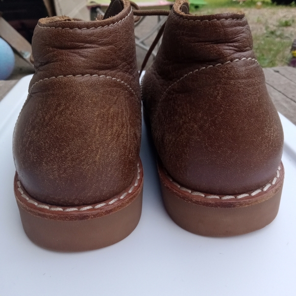 Roots Canada Brown Leather Chukka Boots Lace Up Shoes Women’s Size 7.5 - Picture 4 of 10